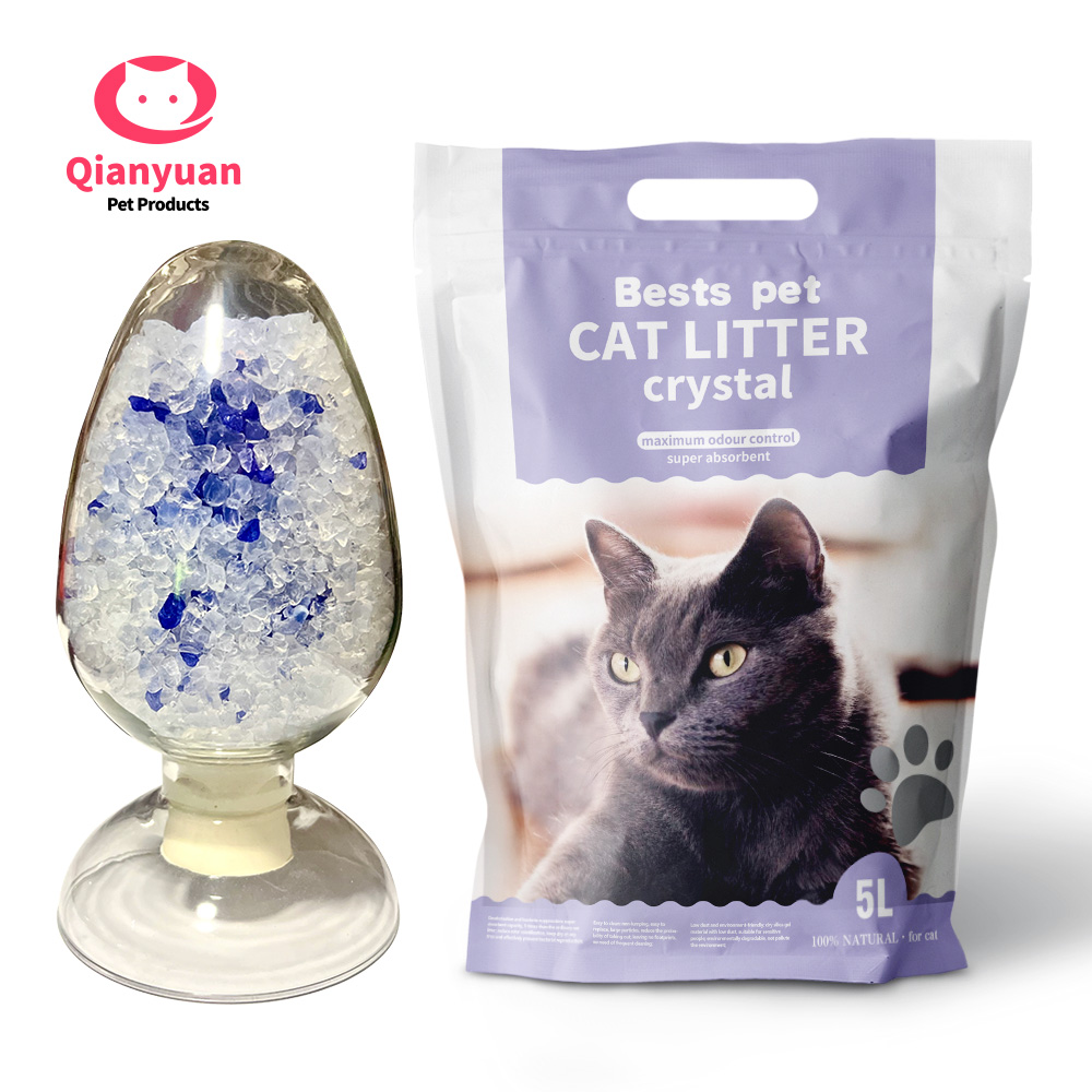 wholesale kitty silica cat litter blue cat silica litter pet cleaning bulk silica cat litter